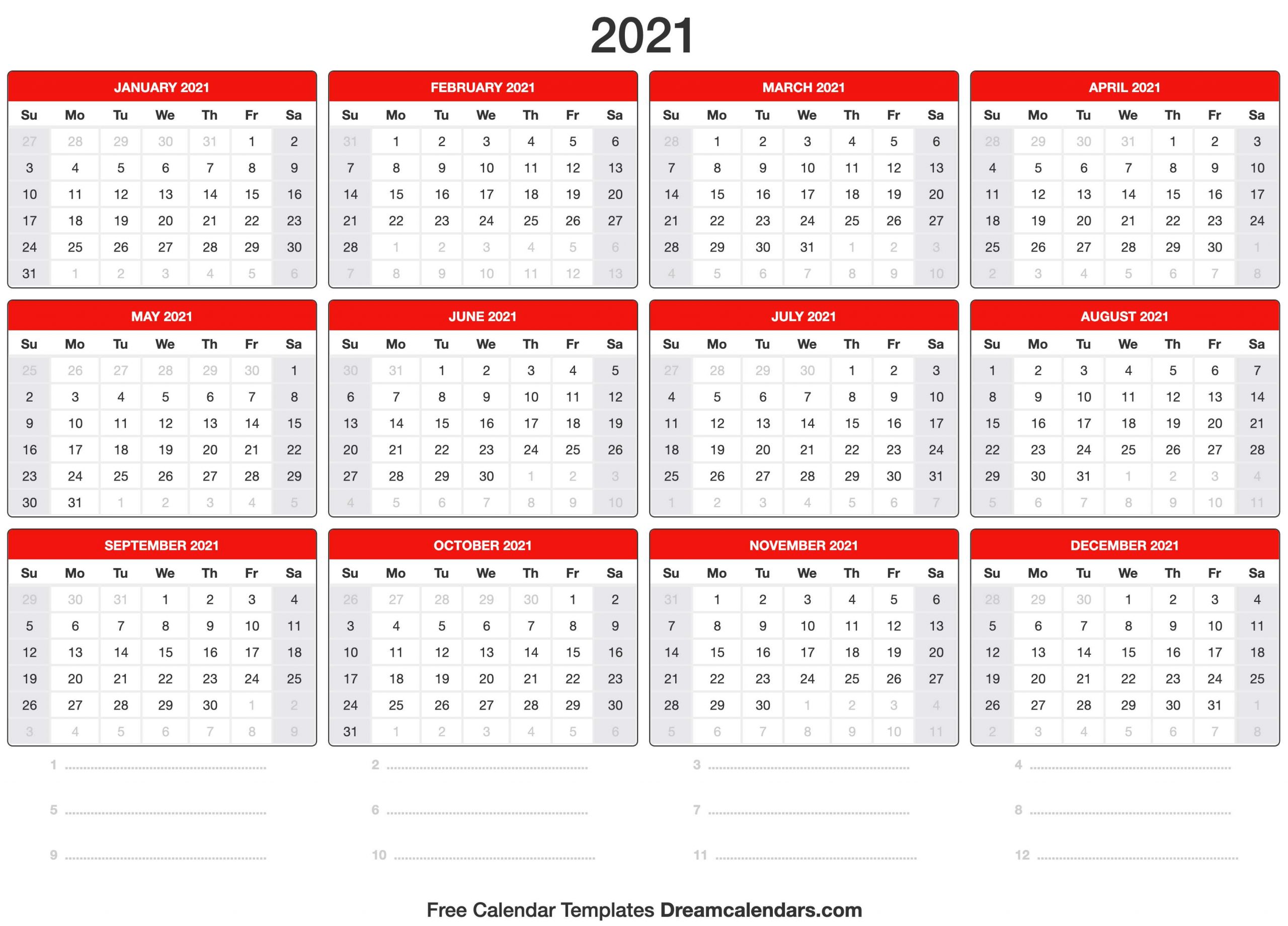 2021 calendar 2