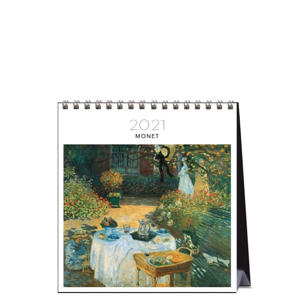 2021 desk calendar monet paper republic