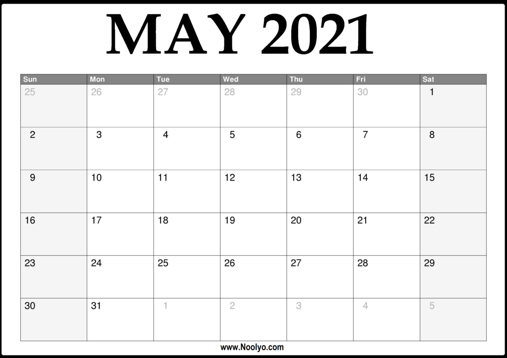 2021 may calendar printable download free noolyo