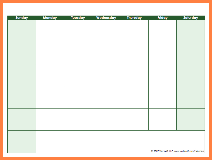 6 month calendar template marital settlements information