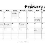65 Free February 2021 Calendar Printable With Holidays 2