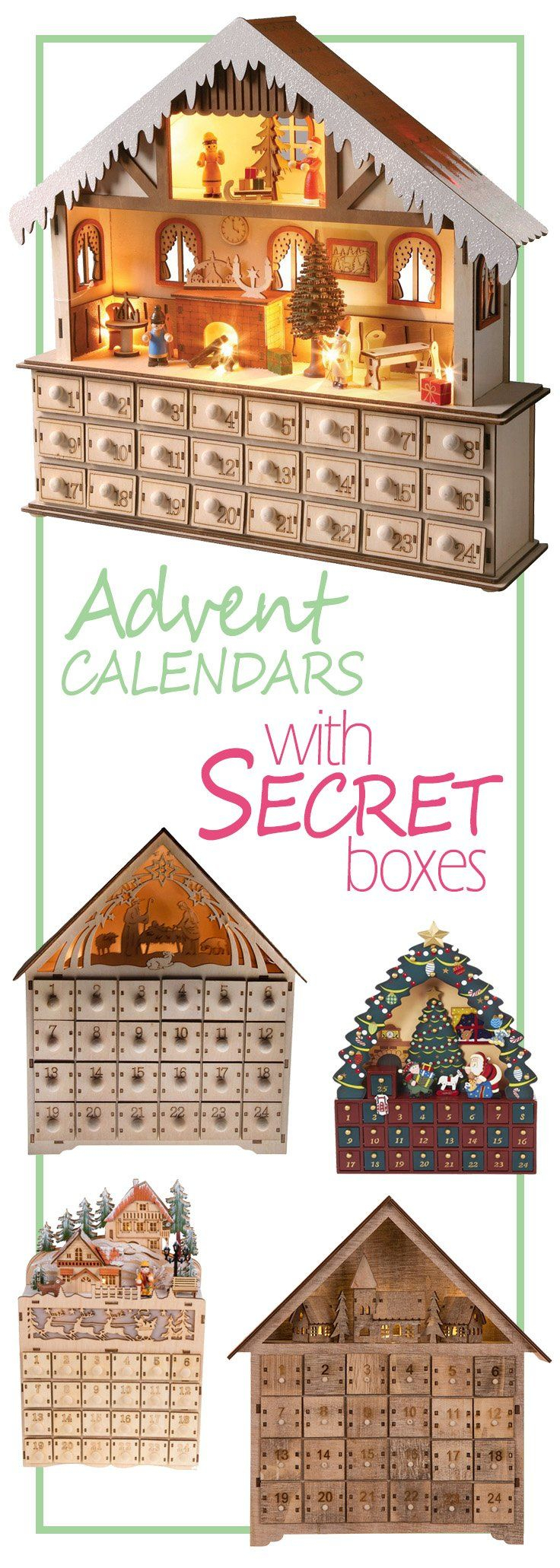 Advent Calendars With Secret Boxes Advent Calendar Gifts