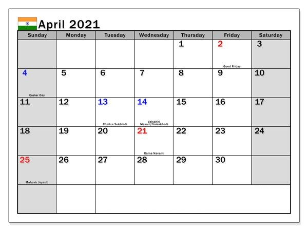 April 2021 Calendar Pdf Word Excel Templates In 2020