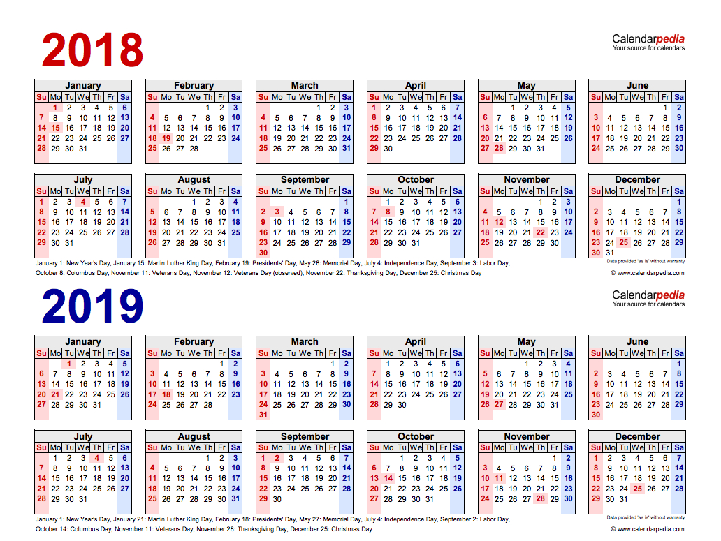 Best 3 Year Calendar Printable Sherrys Blog