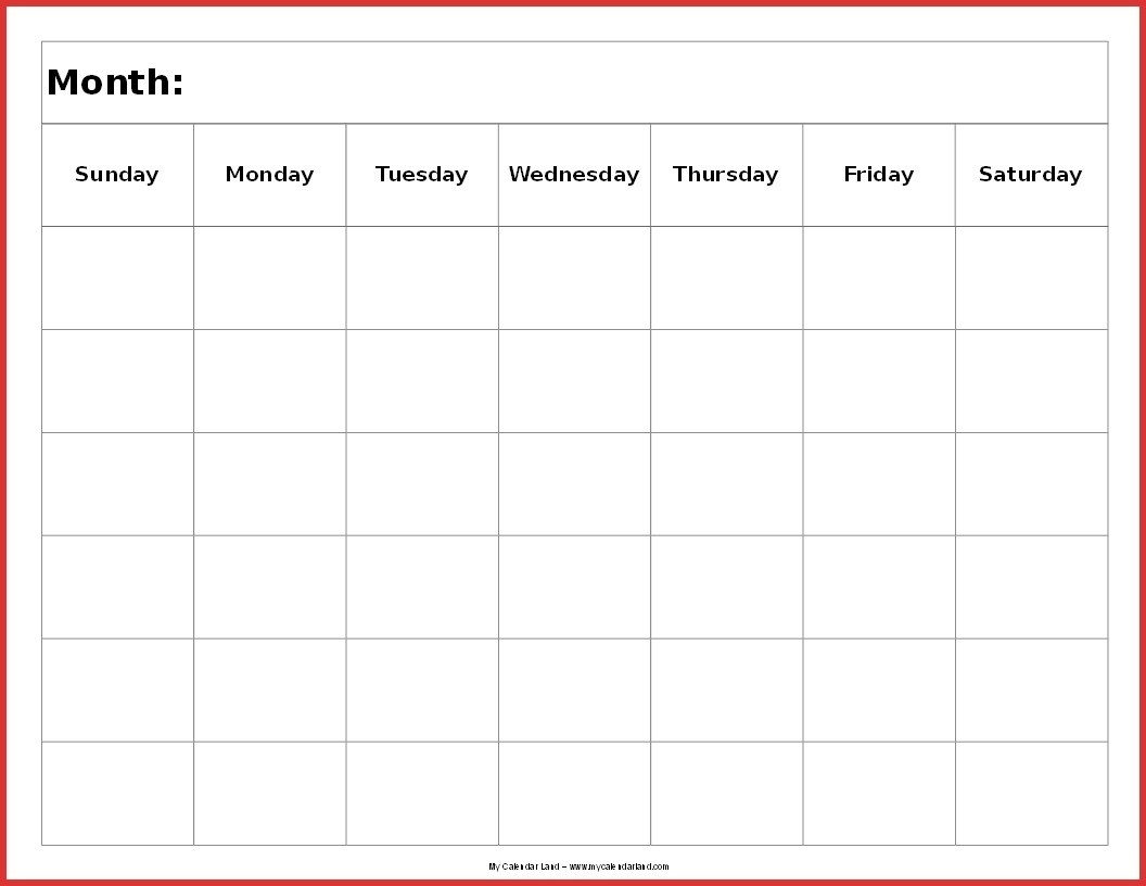 blank 6 week calendar template example calendar printable 4