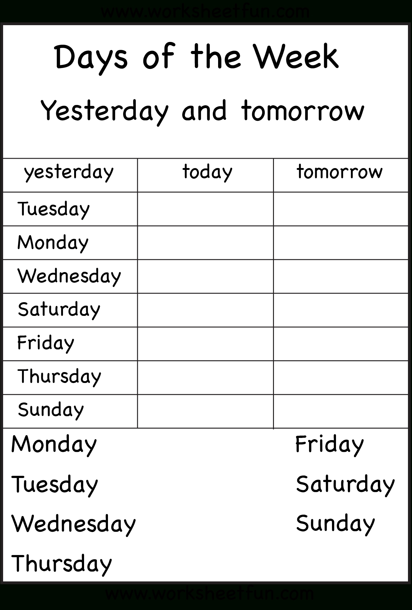 Calendar Week For Today Ten Free Printable Calendar 2019