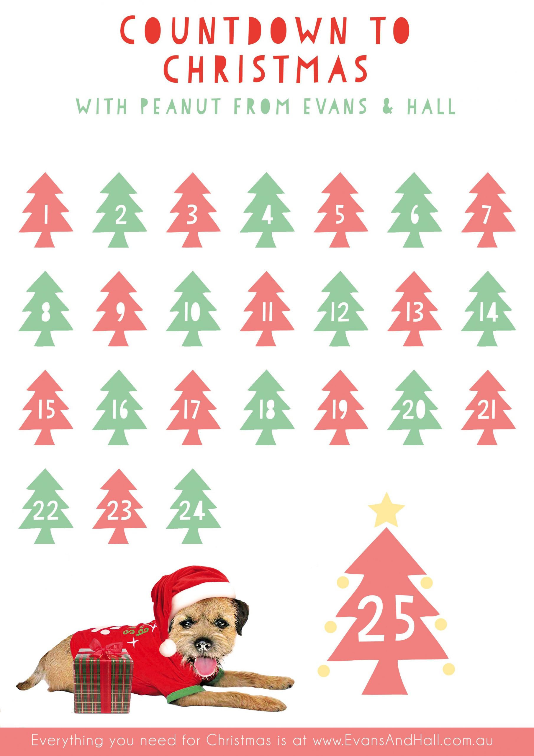 christmas countdown free download printable calendar 2