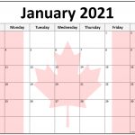 collection of january 2021 photo calendars with image filters