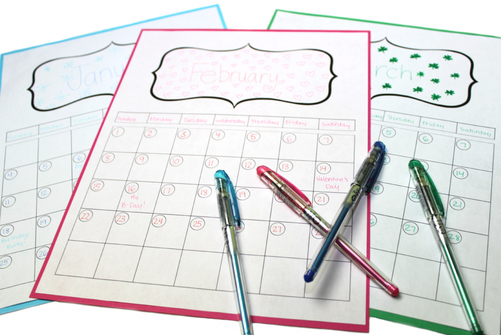 create your own printable calendar calendar template 2020