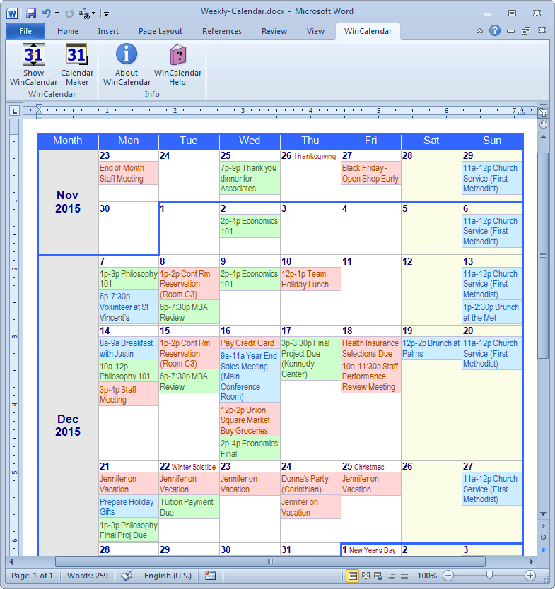 Create Your Own Printable Calendar Calendar Template 2020