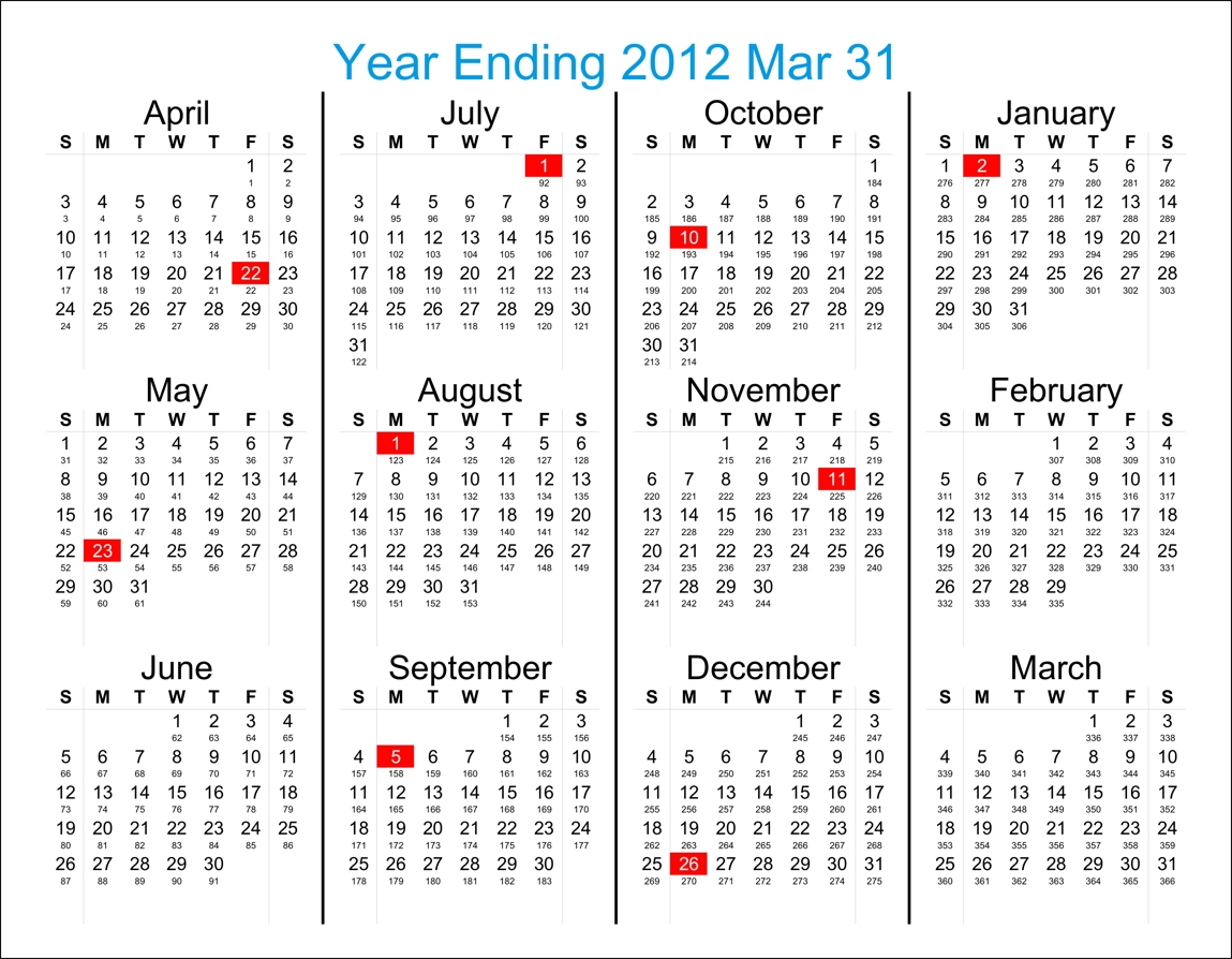 Day Of Year Calendar Ten Free Printable Calendar 2020 2021 1