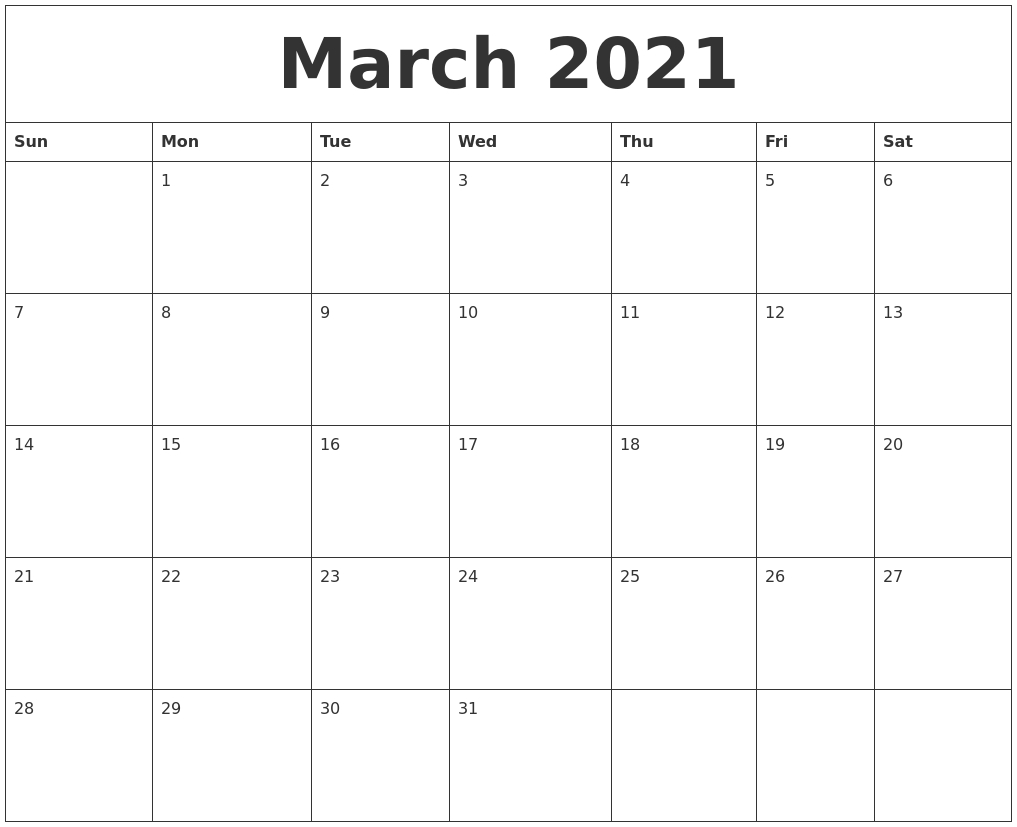 december 2020 calendar month