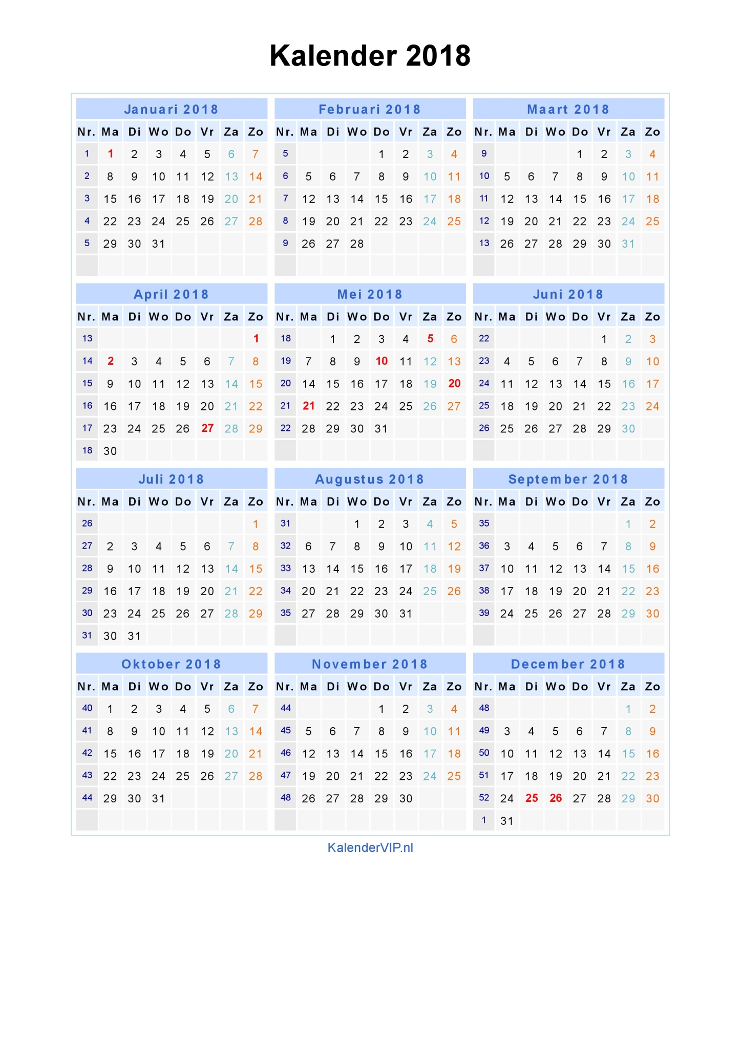 Excel Printable 5 Year Calendar 2016 2020 Calendar
