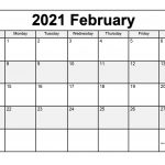 Free February 2021 Calendar Printable Pdf Word 1