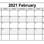 Free February 2021 Calendar Printable Pdf Word 3