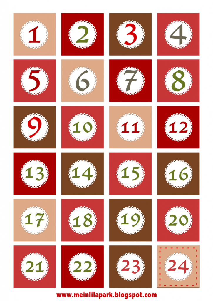 Free Printable Christmas Countdown Calendar Pdf Calendar 2