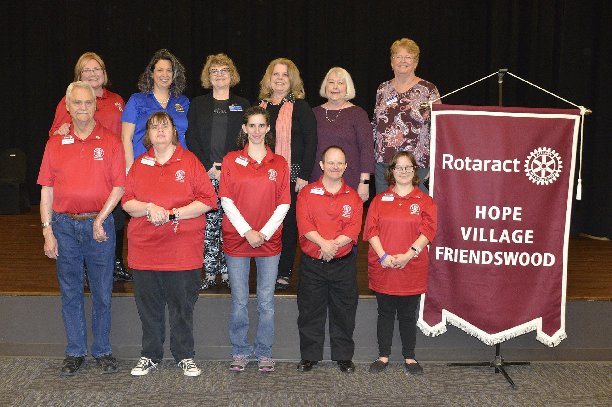 Friendswood Rotary Installs Hope Village Rotaract Rotary