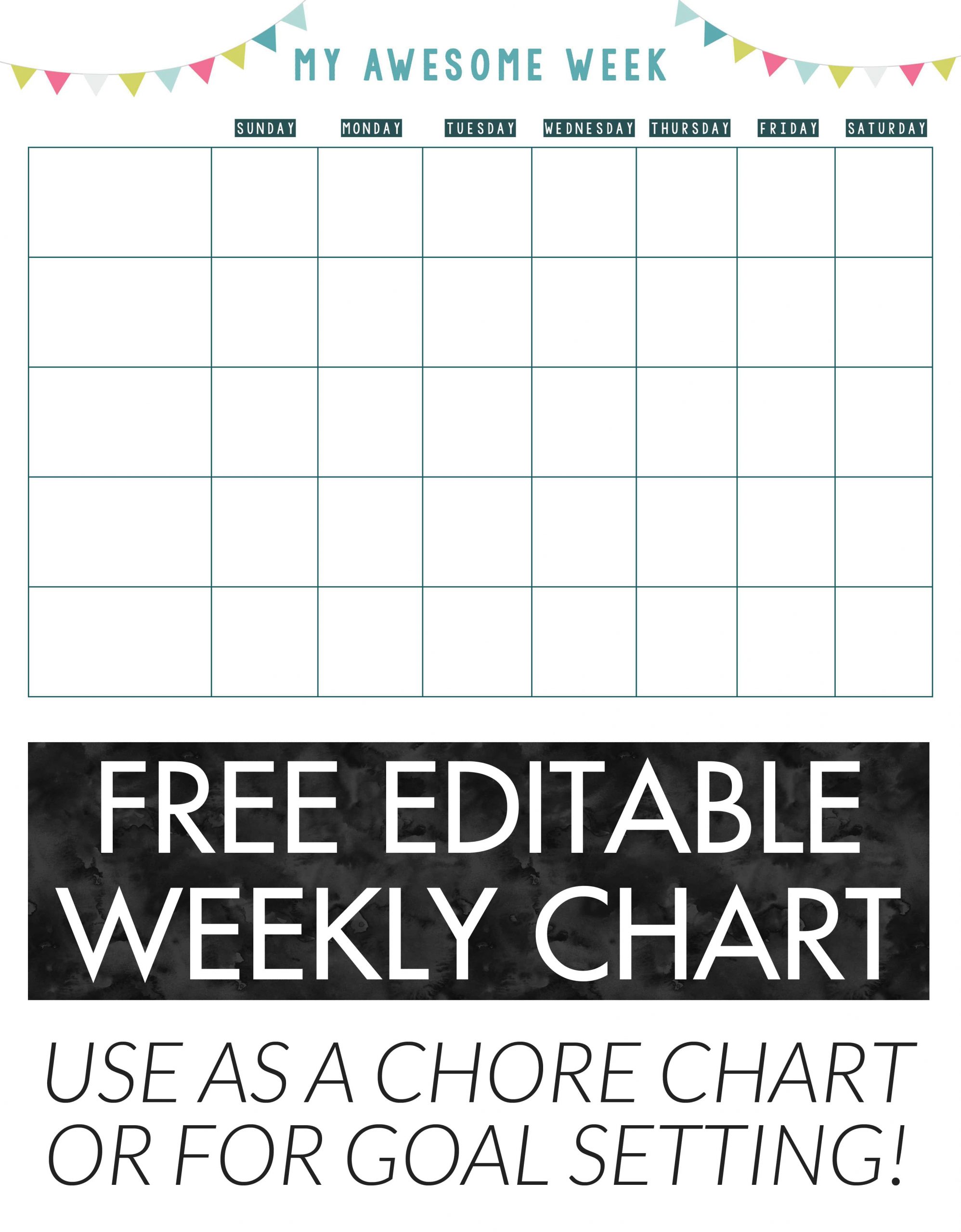 Goal Setting With My Preschooler Free Weekly Printable