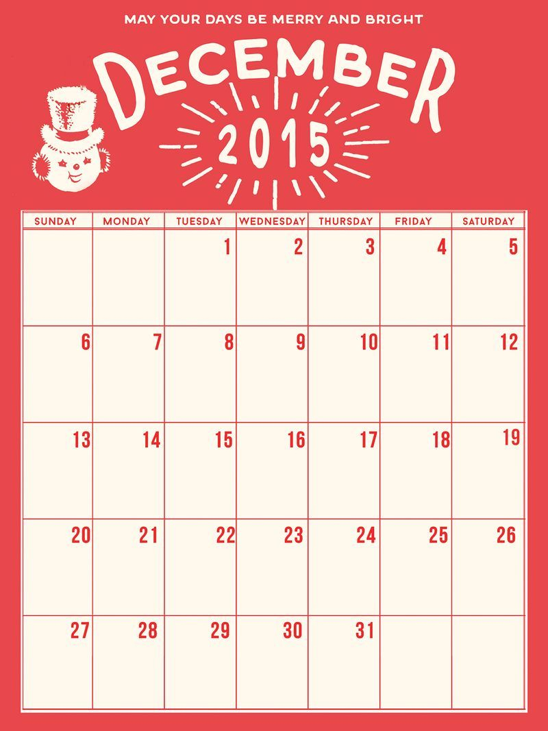 holiday calendar december daily freebie courtesy of marie
