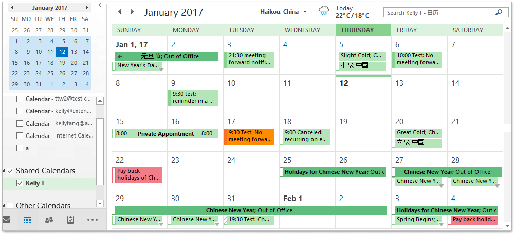 How To Hide Appointments In A Shared Calendar In Outlook