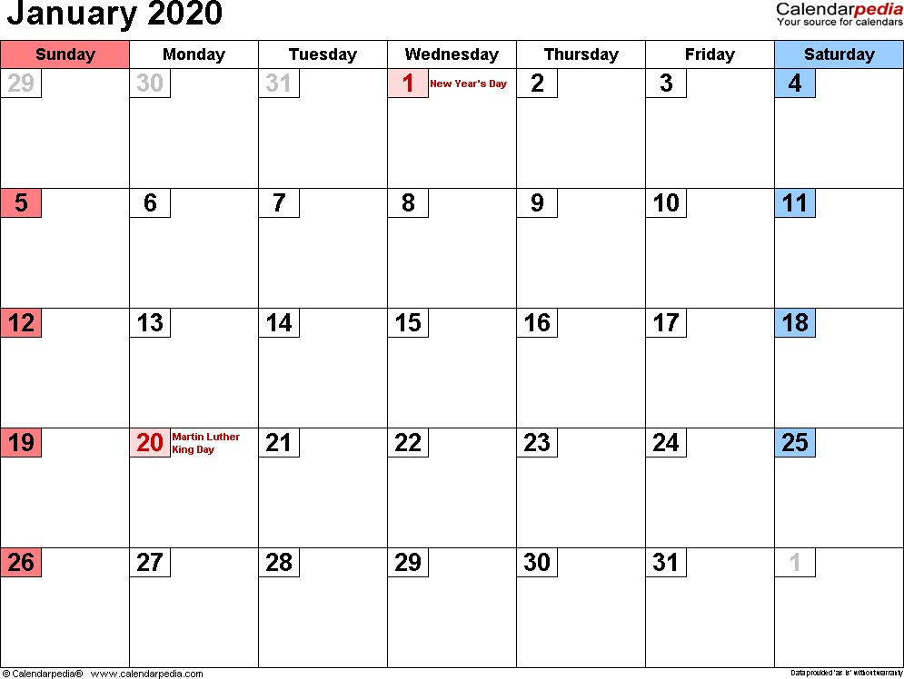 january 2020 calendar new calendar collection 2019