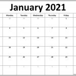 January 2021 Calendar 56 Templates Of 2021 Printable 1