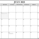 July 2021 Calendar Free Printable Monthly Calendars 4