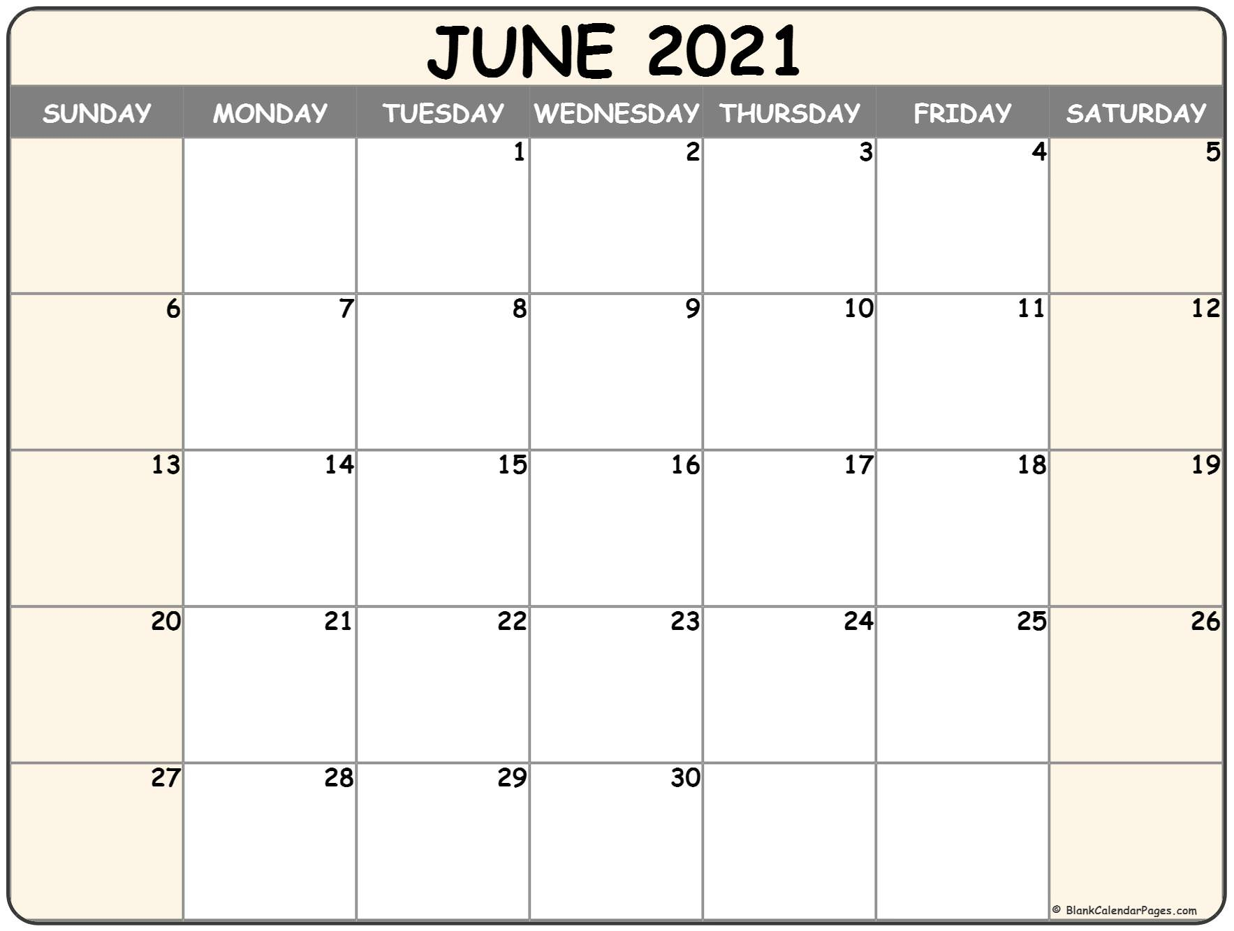 June 2021 Calendar Free Printable Monthly Calendars 1 Calendar Template 2021 2559