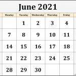 June 2021 Calendar Free Printable Monthly Calendars