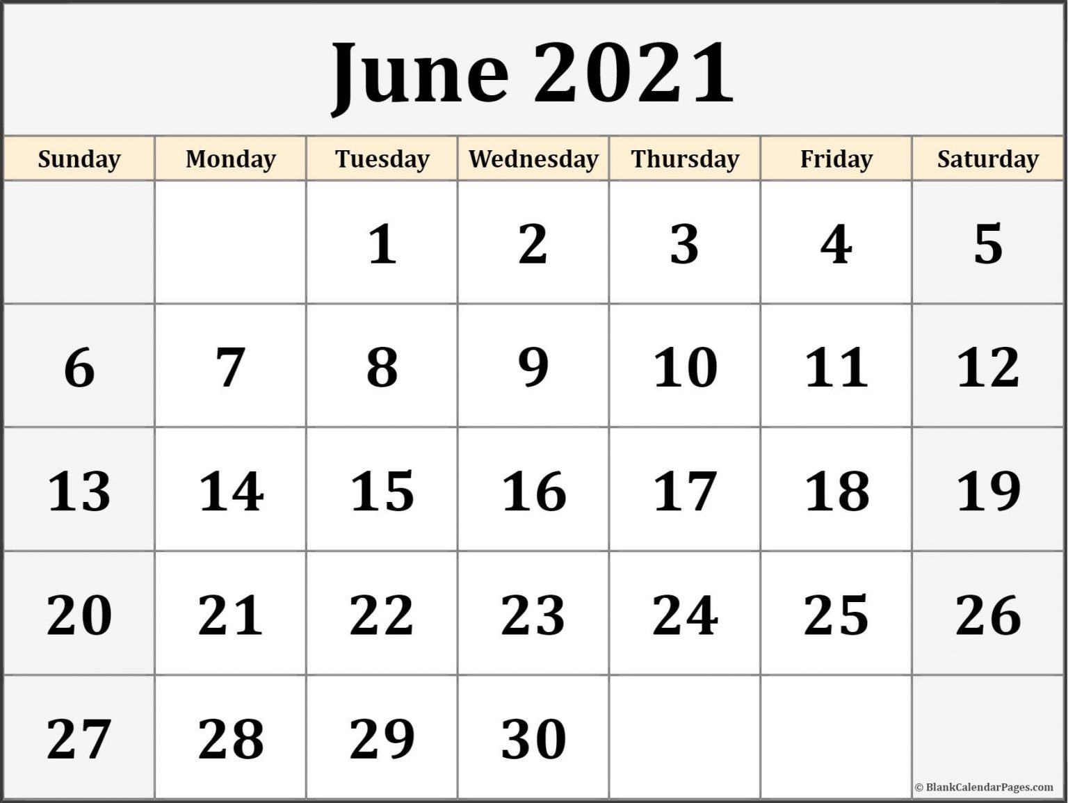 june 2021 calendar free printable monthly calendars – Calendar Template ...