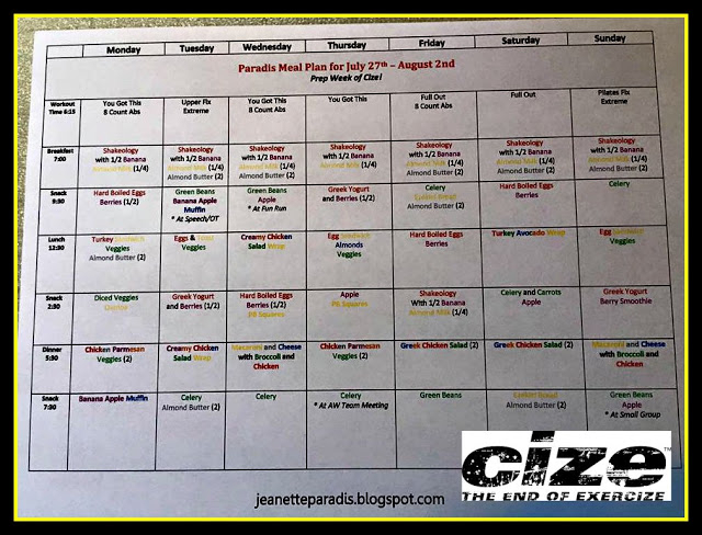 Kitchen Window Cize Overview Meal Plan