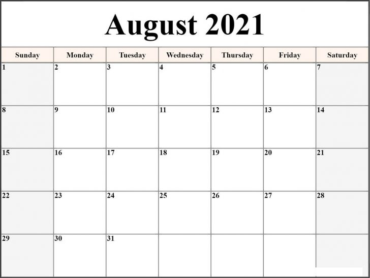 Microsoft Word Calendar Template 2021 Monthly Free 1