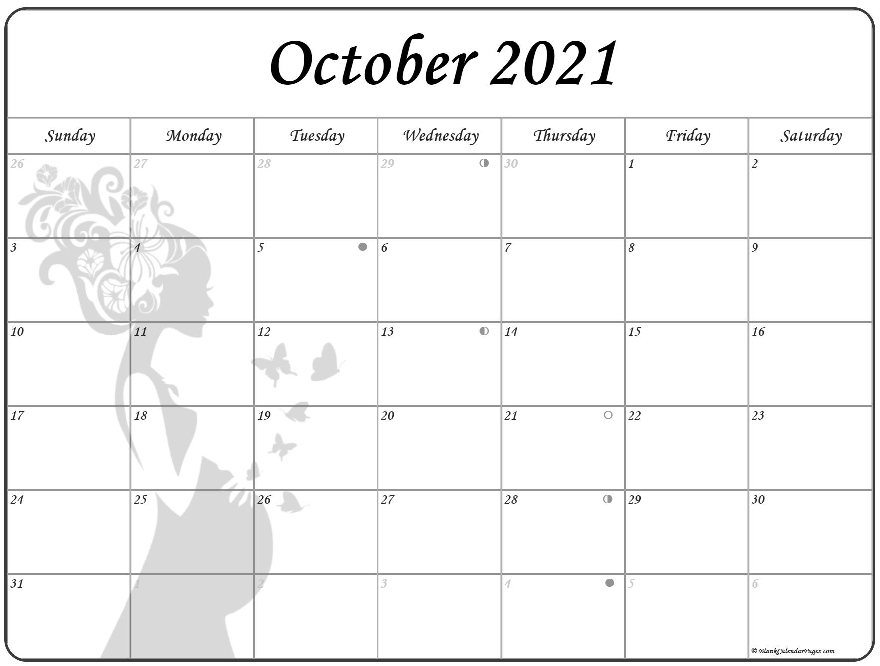 October 2021 Pregnancy Calendar Fertility Calendar