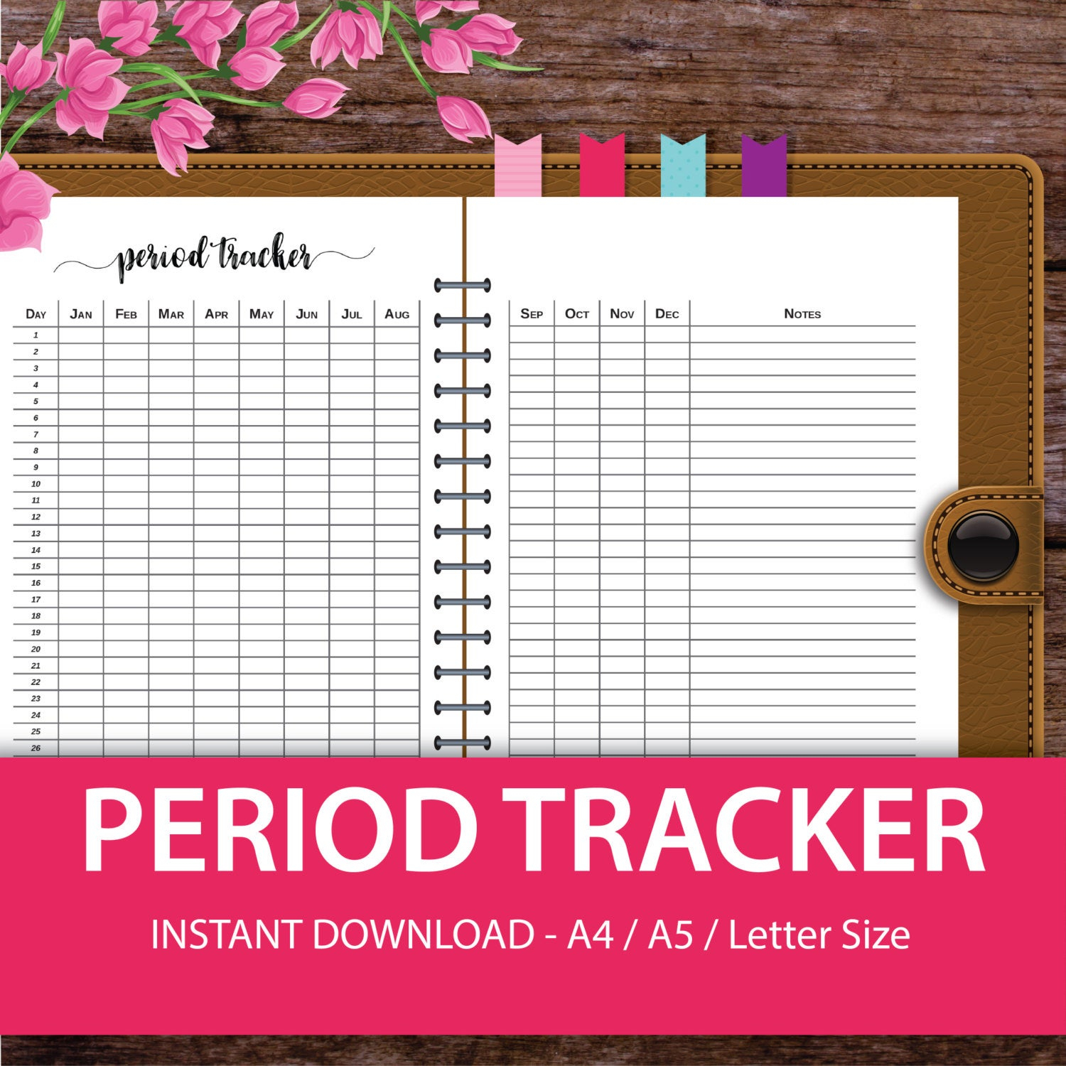 Period Tracker Menstrual Cycle Tracker Menstrual Calendar