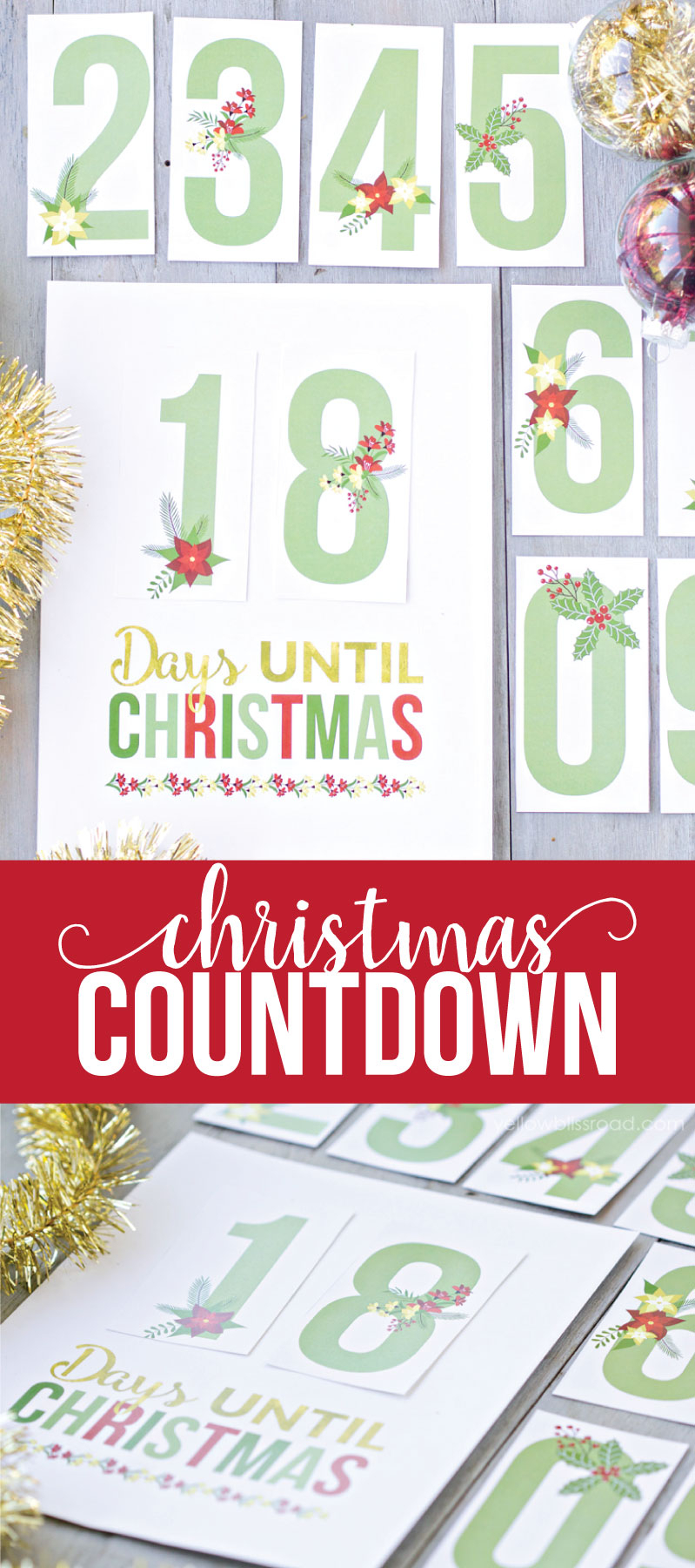 printable christmas countdown
