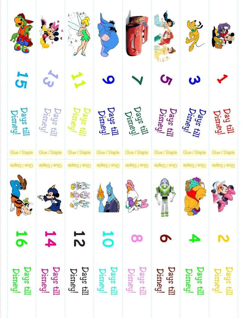 printable disney princess countdown calendar free 2 weeks 1