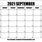 September 2021 Calendar Free Blank Printable Templates