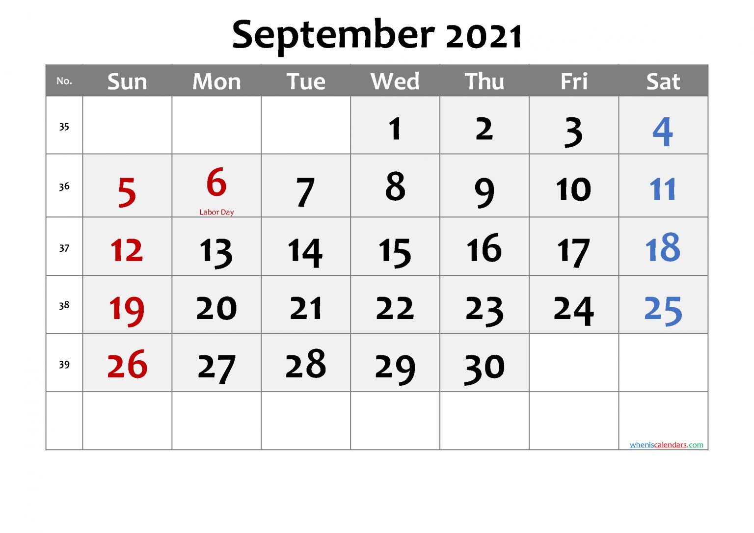 september calendar 2021 labor day printable march – Calendar Template 2021