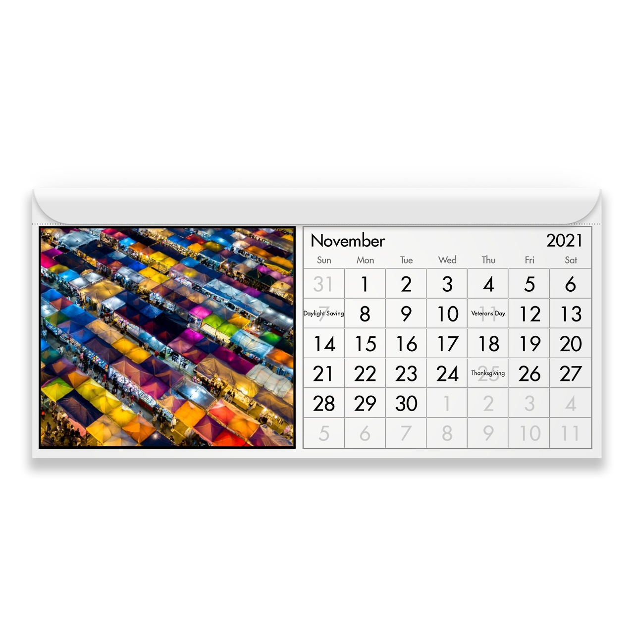 Thailand 2021 Magnetic Calendar