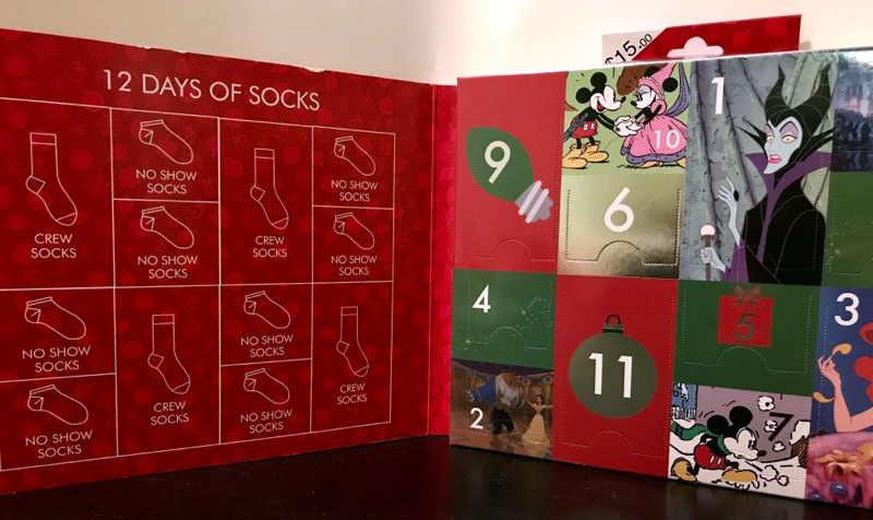 The 12 Days Of Disney Socks Advent Calendar Is A Dream