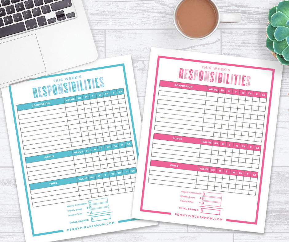 the best way to make a chore chart in 2019 free printable