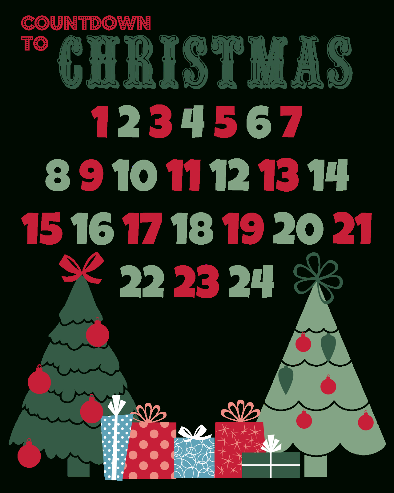 The Busy Giffs Countdown To Christmas Printables