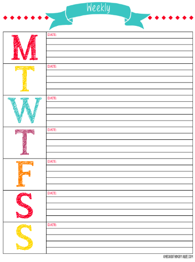 The Mega List Of Free Printable Calendars And Planners For
