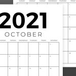 Vertical 8 5 X 11 Inch 2021 Calendar In 2020 2021 1
