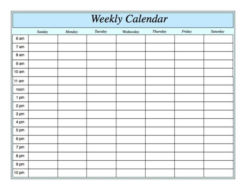 weekly calendar with time slots template calendar