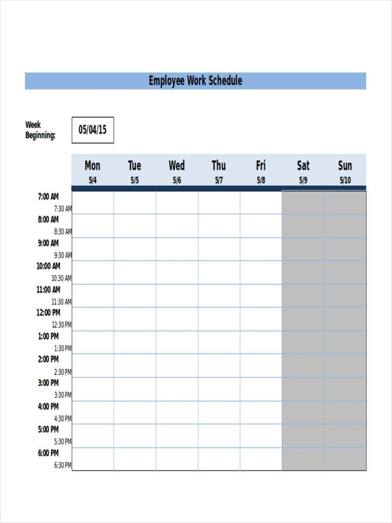 12 hour shift schedule template calendar inspiration design