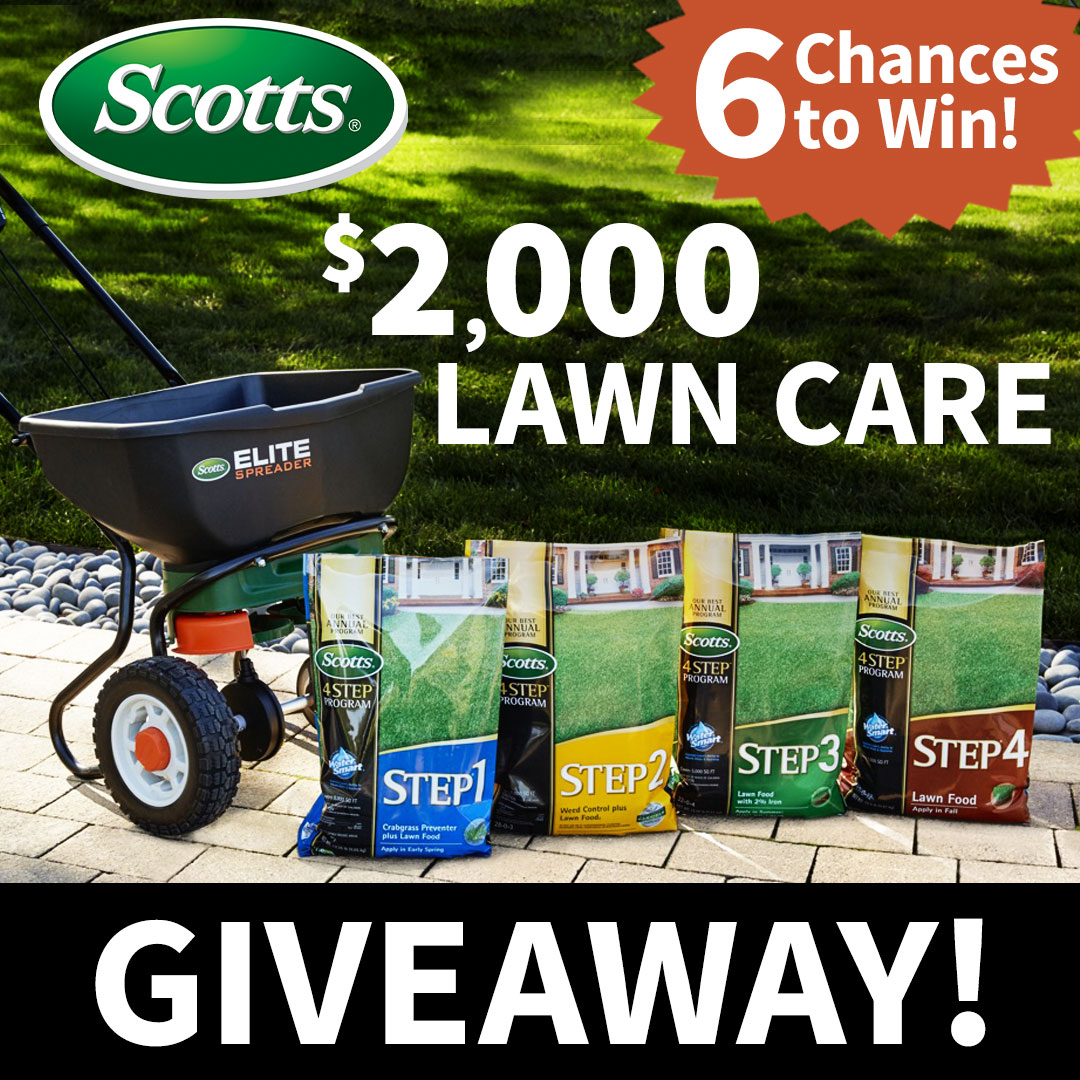 2000 scotts lawn care giveaway powereddoitbest