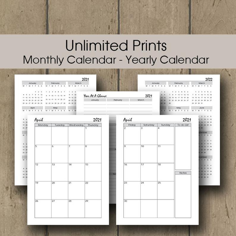 2021 daily hourly printable planner insert 2021 weekly