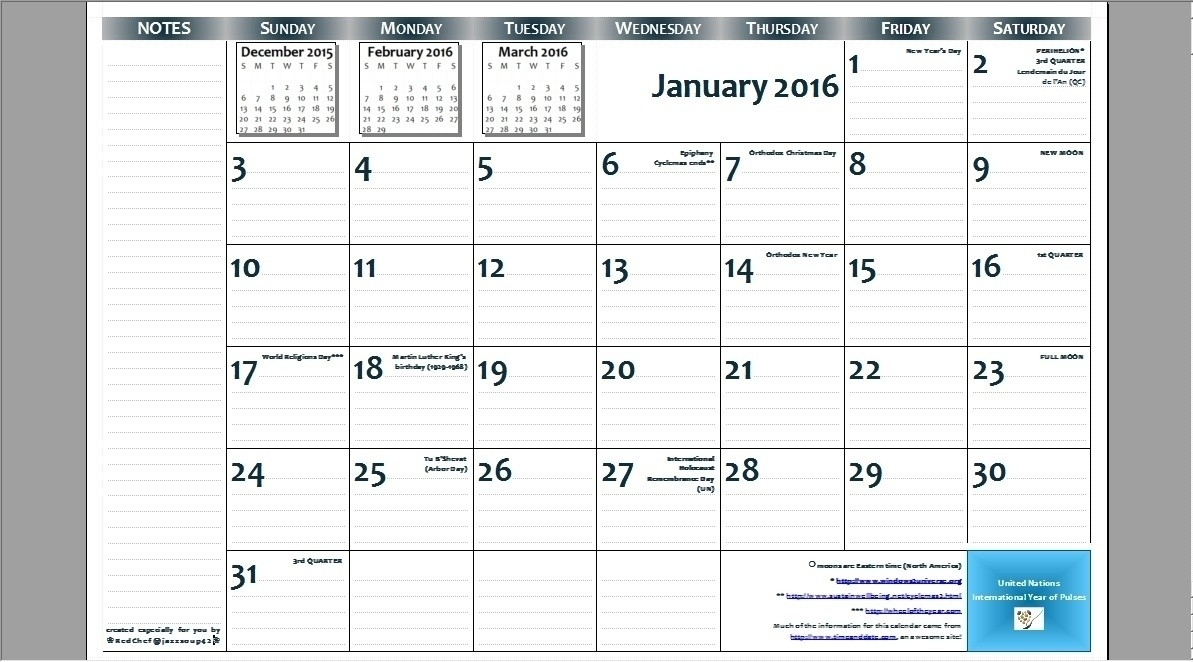 8 5 x 14 monthly calendar calendar template printable