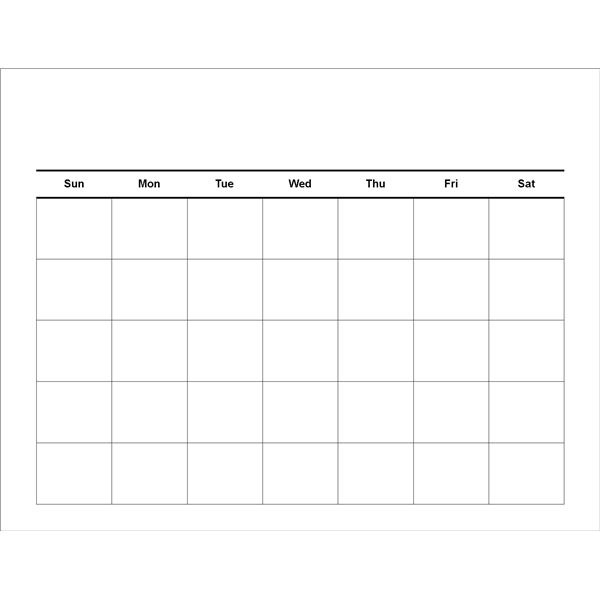 Best Places To Get Blank Calendar Templates